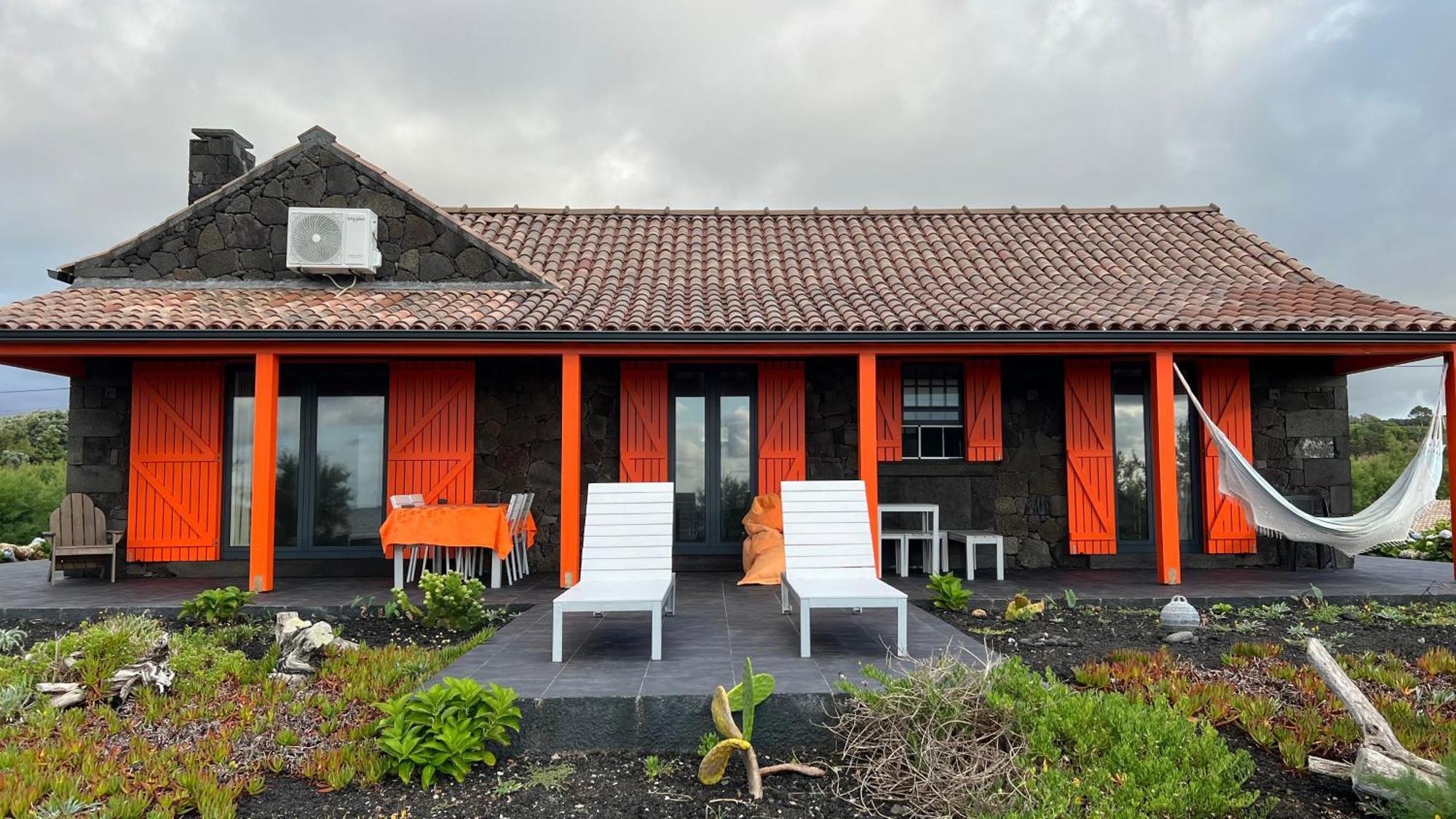 فيلا Casa Baleia Laranja Ocean-Front مادالينا المظهر الخارجي الصورة